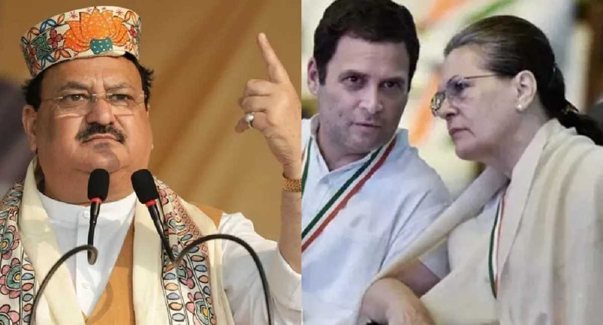 सोनिया, राहुल और कांग्रेस की सोची समझी रणनीति का हिस्सा है सनातन धर्म का अपमान - जेपी नड्डा